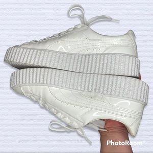 Puma Rhianna Creepers sneakers! Basket Creepers Glo Rihanna size 8.5 in White